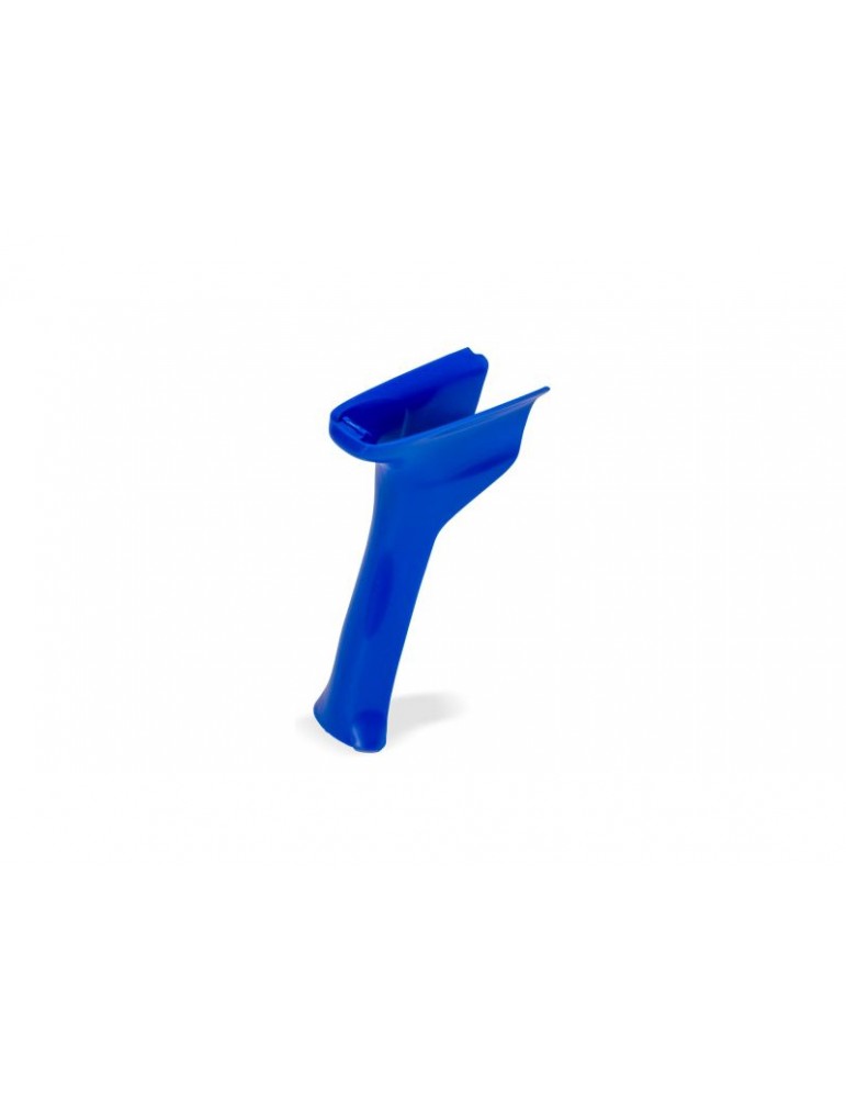 Traxxas Grip, handle, standard (blue) (fits TQ Compact transmitter)