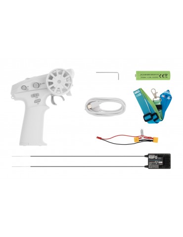 Transmitter RC8P (white) with receiver R8FG