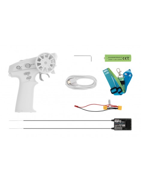 Transmitter RC8P (white) with receiver R8FG