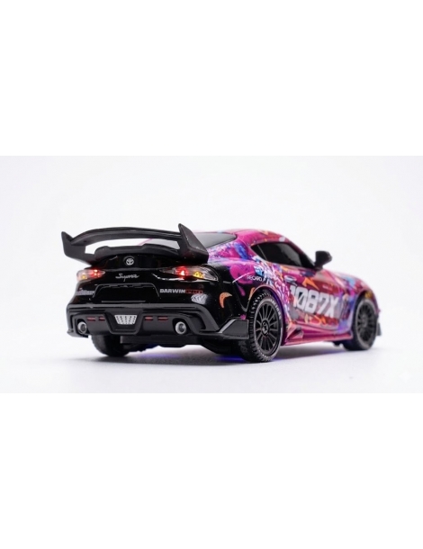 Rožinis Toyota Supra 1:43 4WD RC drifto modelis - CyborgShop