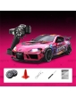 Rožinis Toyota Supra 1:43 4WD RC drifto modelis - CyborgShop