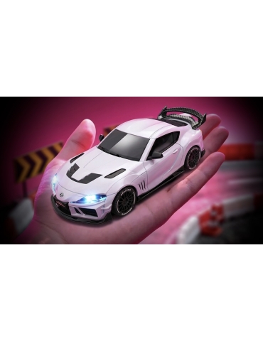 Baltas Toyota Supra 1:43 4WD RC drifto modelis - CyborgShop