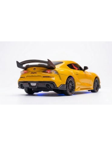 Geltonas Toyota Supra 1:43 4WD RC drifto modelis - CyborgShop