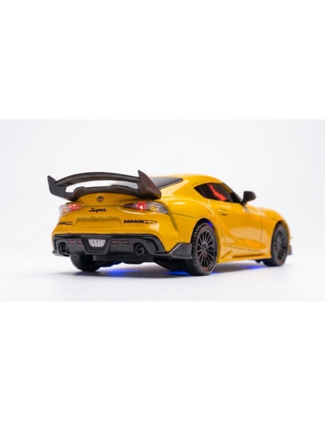 Geltonas Toyota Supra 1:43 4WD RC drifto modelis - CyborgShop