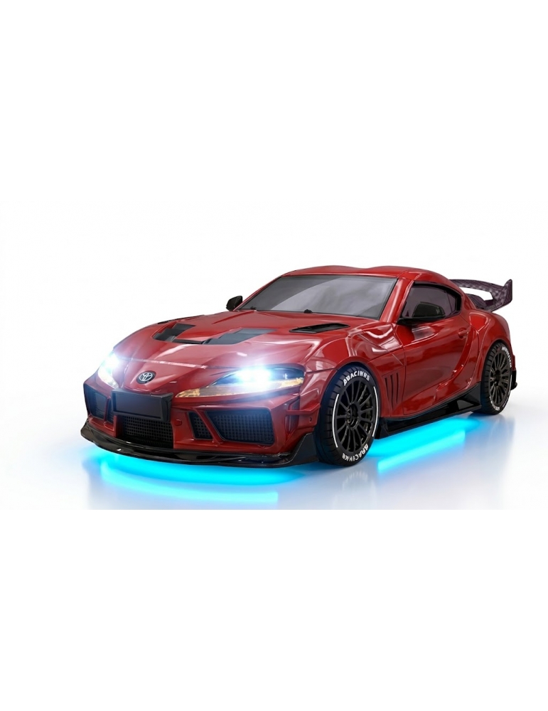 Raudonas Toyota Supra 1:43 4WD RC drifto modelis - CyborgShop