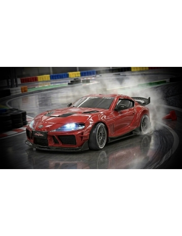 Raudonas Toyota Supra 1:43 4WD RC drifto modelis - CyborgShop
