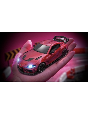 Raudonas Toyota Supra 1:43 4WD RC drifto modelis - CyborgShop