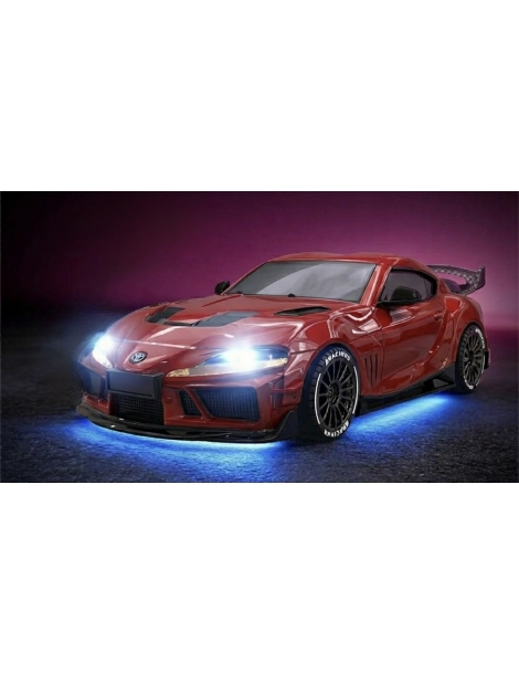 Raudonas Toyota Supra 1:43 4WD RC drifto modelis - CyborgShop