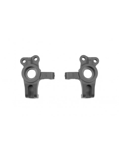 RC10B84 FT Carbon Steering Blocks, Adjustable Kpi