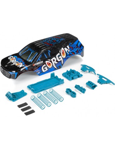 Arrma GORGON Painted Decaled Trimmed Body Set, Blue