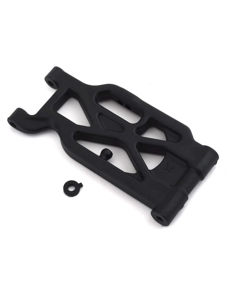 XRAY XB4 2021 Dirt ilga priekinė apatinė pakabos svirtis iš kieto kompozito - CyborgShop