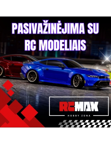 Pasivažinėjimas RC modeliu (60 min., visos trasos)