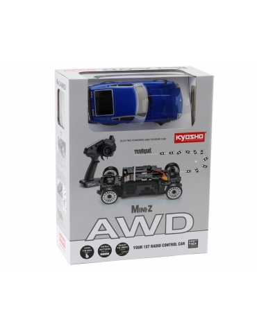 Kyosho Mini-Z AWD Nissan Fairlady 240Z-L Tuned mėlynas RC modelis – CyborgShop