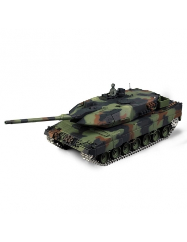 RC Tankas Leopard 2A6 camo BB+IR (Metaliniai Vikšrai)