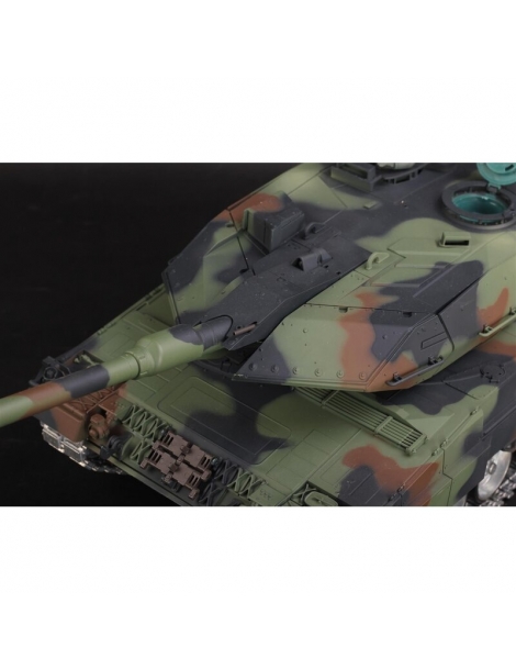 RC Tankas Leopard 2A6 camo BB+IR (Metaliniai Vikšrai)