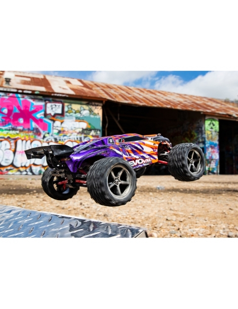 Traxxas E-Revo 1/16 VXL 4WD (Oranžinė)