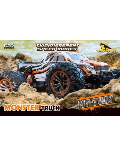 FUNTEK MT TWIN MONSTER TRUCK EP 1/10 RTR - 4WD TWIN MOTOR