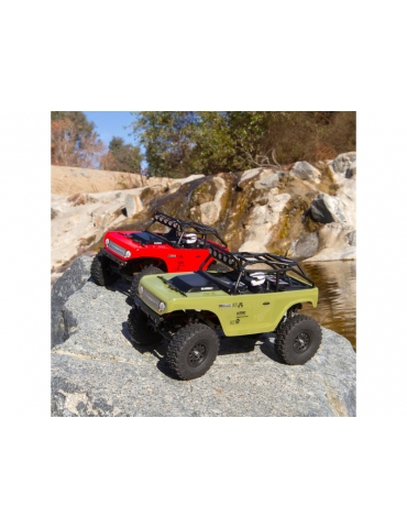 Axial 1/10 SCX24 Deadbolt 4WD RTR (raudona)