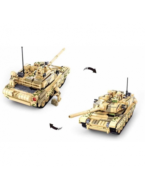 Konstruktorius Main Battle Tankas 2in1