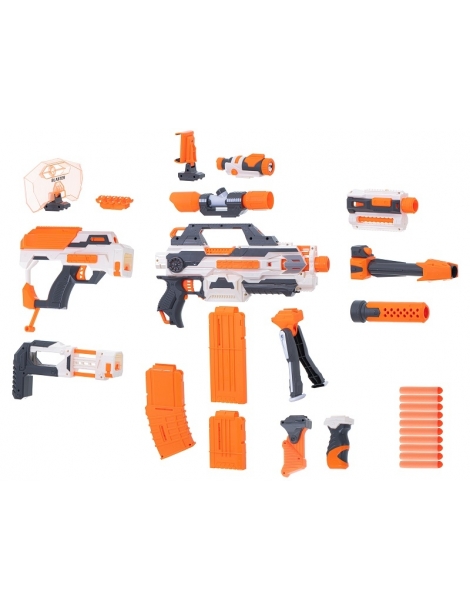 NERF tipo vaikiškas šautuvas 5in1