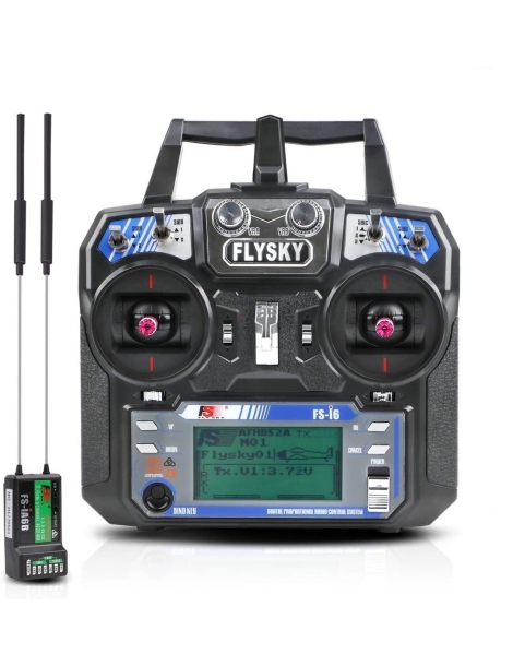 FlySky FS-i6 2.4G 6CH siųstuvas + FS-iA6