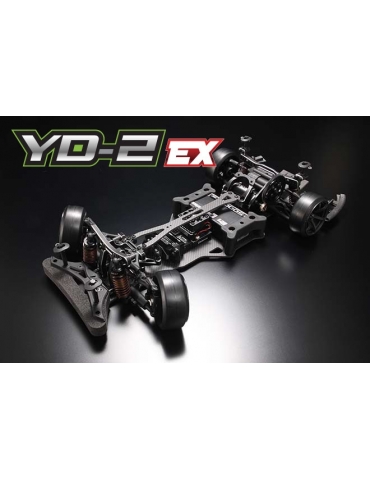 Yokomo YD-2 EX RWD 1:10 Drift Car Kit (Matte Graphite Chassis)