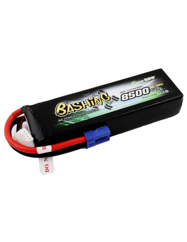 Akumuliatorius LiPo Gens Ace Bashing 8500mAh 11.1V 50/100C EC5