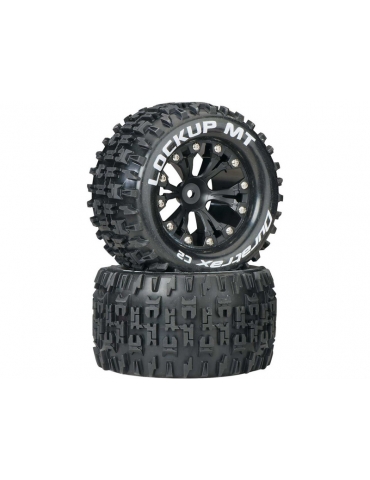 Duratrax Wheels 2.8" H12x28mm Lockup MT C2 (2)