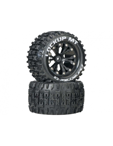 Duratrax Wheels 2.8" H12x28mm Lockup MT C2 (2)