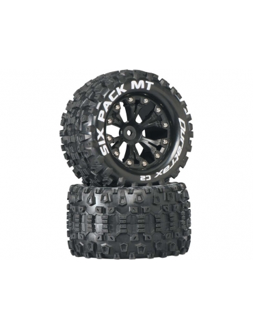 Duratrax Wheels 2.8" H12x28mm Six Pack MT C2 (2)