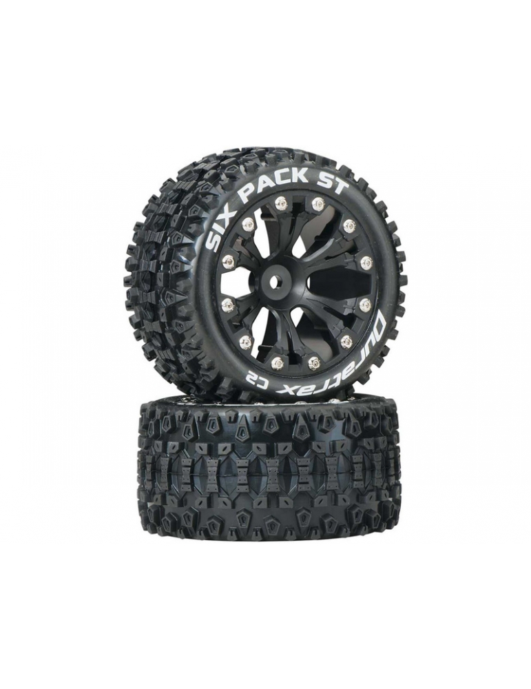Duratrax Wheels 2.8" H12x28mm Six Pack ST C2 (2)