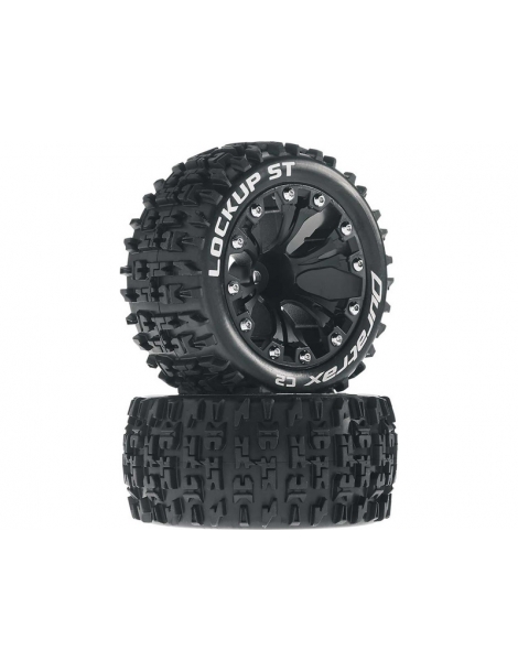 Duratrax Wheels 2.8" H12x17mm Lockup ST C2 (2)