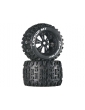 Duratrax Wheels 3.8" H17x56mm Lockup MT C1 (2)