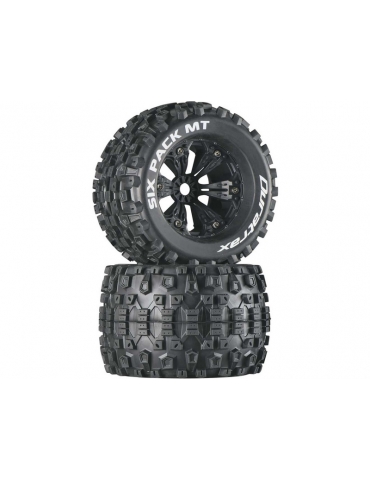 Duratrax Wheels 3.8" H17x34mm Six Pack MT C1 (2)
