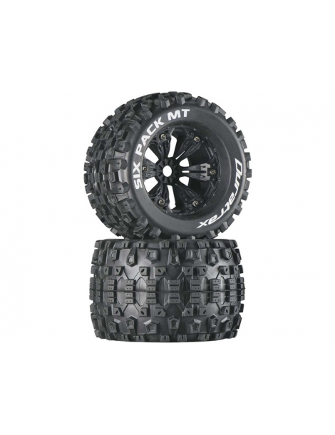 Duratrax Wheels 3.8" H17x34mm Six Pack MT C1 (2)