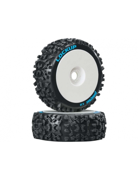 Duratrax Wheels 3.2" Buggy H17x34mm Lockup C2 (2)