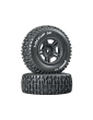 Duratrax Wheels 3.2/2.4" Slash H12x24mm Lockup SC C2 (2)