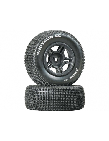 Duratrax Wheels 3.2/2.4" Slash H12x24mm Shotgun SC C2 (2)