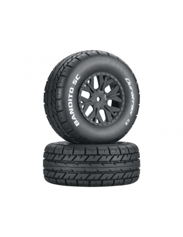Duratrax Wheels 3.2/2.4" SC10 4x4 H12x32mm Bandito SC C2 (2)