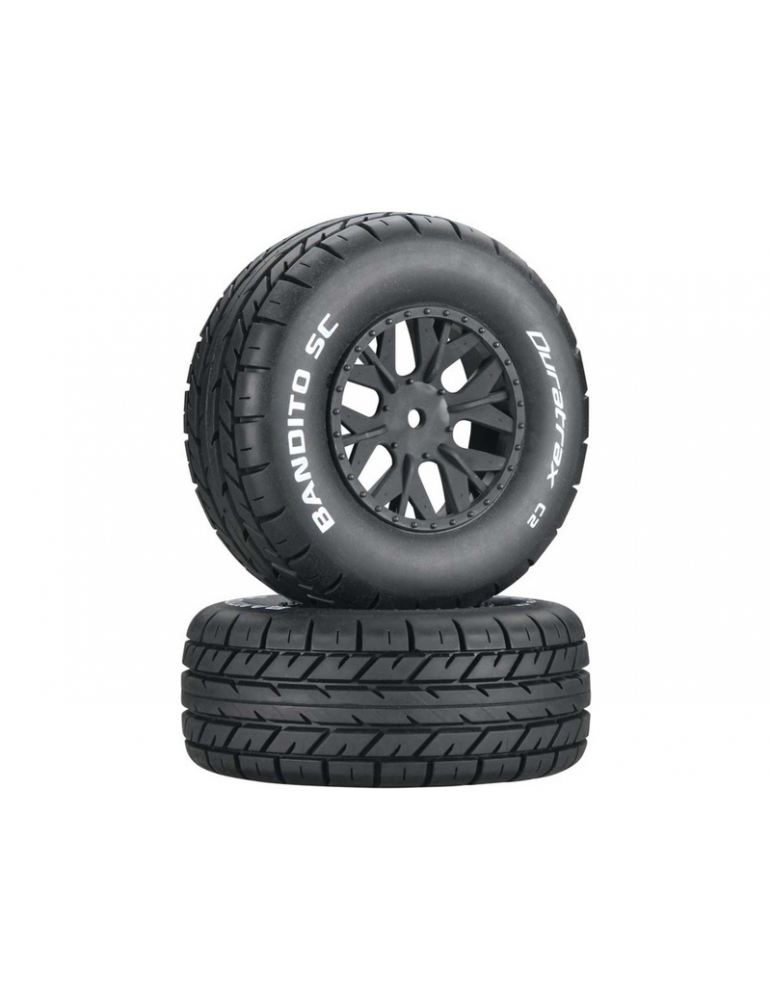 Duratrax Wheels 3.2/2.4" SC10 4x4 H12x32mm Bandito SC C2 (2)