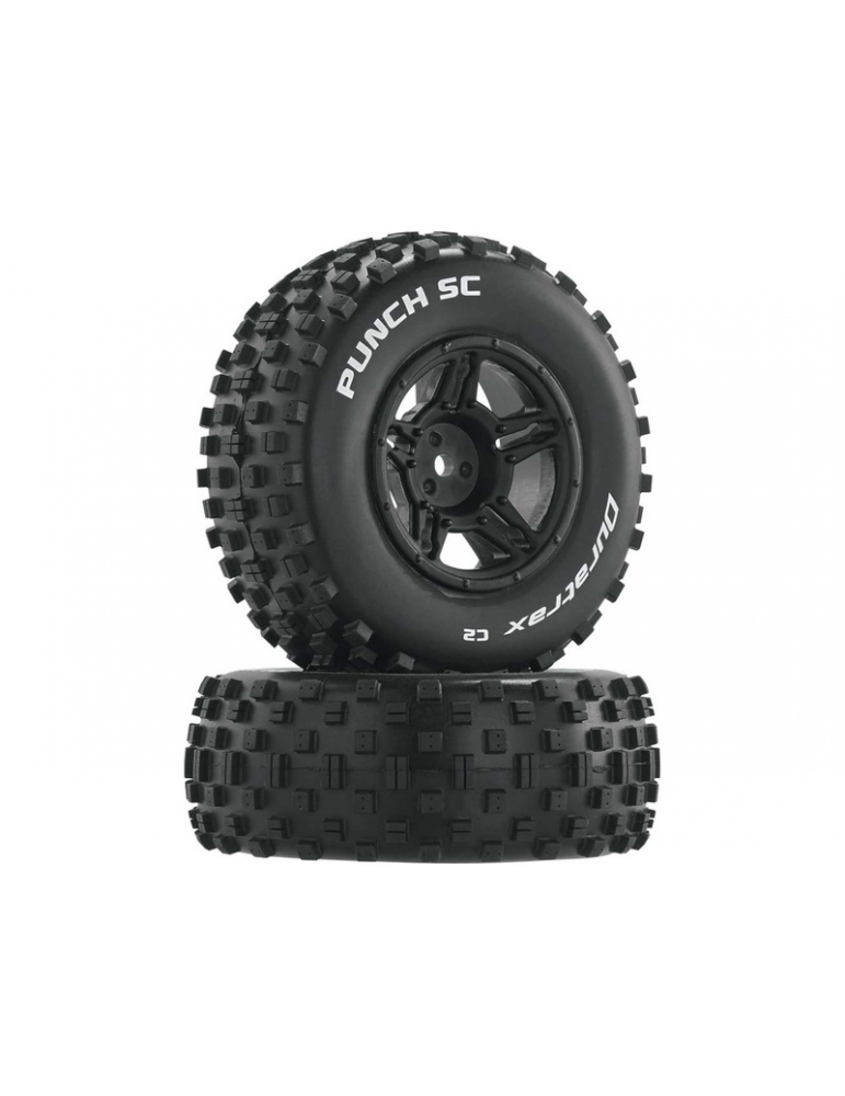 Duratrax Wheels 3.2/2.4" Slash H12x24mm Punch SC C2 (2)