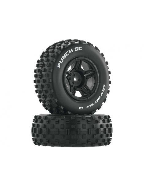 Duratrax Wheels 3.2/2.4" Slash H12x24mm Punch SC C2 (2)