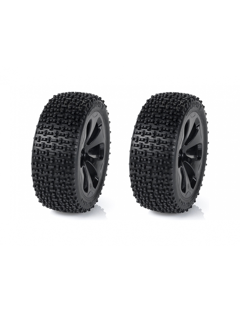 Medial Pro Wheel 3.3" SC Raptor H12/24mm, Tire Gravity M4 (p r)