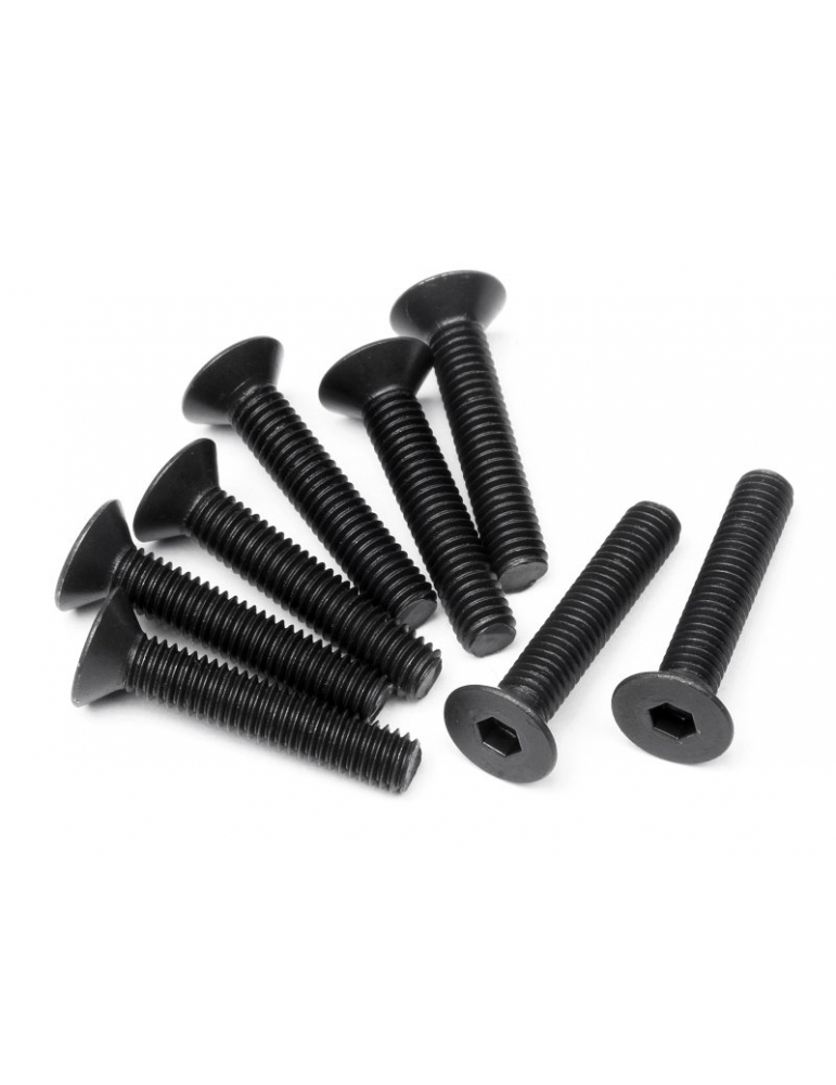 100557 - FLAT HEAD SCREW M3x16mm (HEX SOCKET/8pcs)