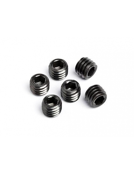 Z740 - SET SCREW M5x4mm BLACK (6pcs)