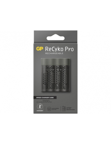 Įkroviklis GP USB Speed E451 + 4AA GP ReCyko Pro 2000