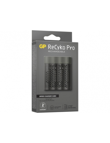 Įkroviklis GP USB Speed E451 + 4AA GP ReCyko Pro 2000
