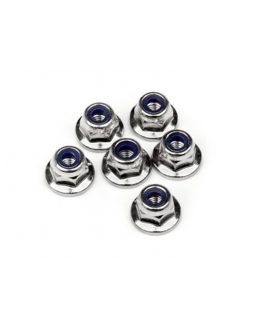 MV28041 - Flanged Lock Nut M3 6Pcs