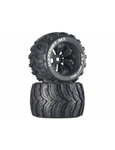 Duratrax Wheels 3.8" H17x34mm Hatchet MT C1 (2)