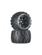 Duratrax Wheels 3.8" H17x34mm Hatchet MT C1 (2)